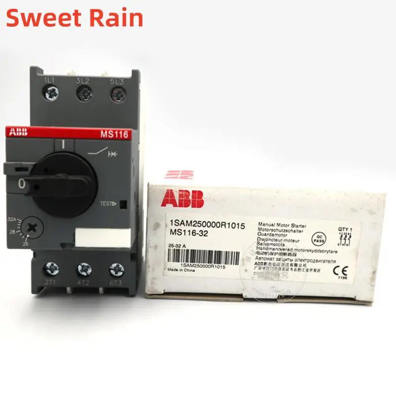 Оригинальный подлинный ABB переключатель Φ 25-32A 1SAM250000R1015 MS116 ABB защитный выключатель цепи двигателя
