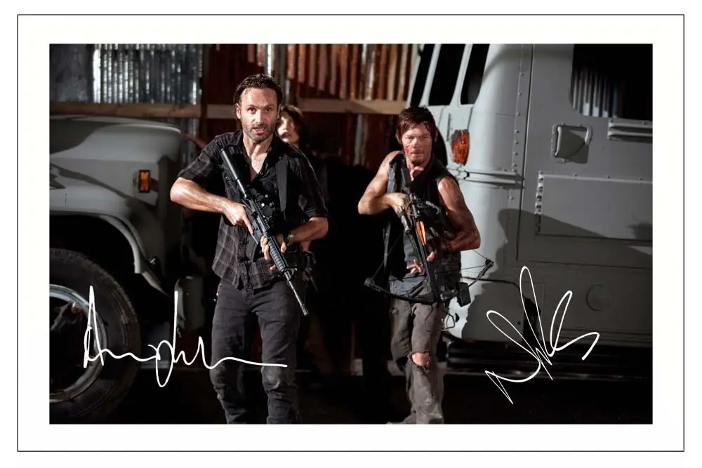 «Ходячие мертвецы», сезон 5, подписанный художественный фильм, Шелковый плакат, домашний Настенный декор