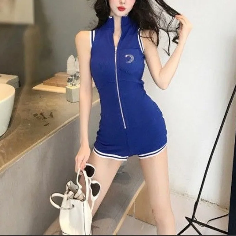 Модный женский однотонный пуловер в Корейском стиле с коротким рукавом преппи на