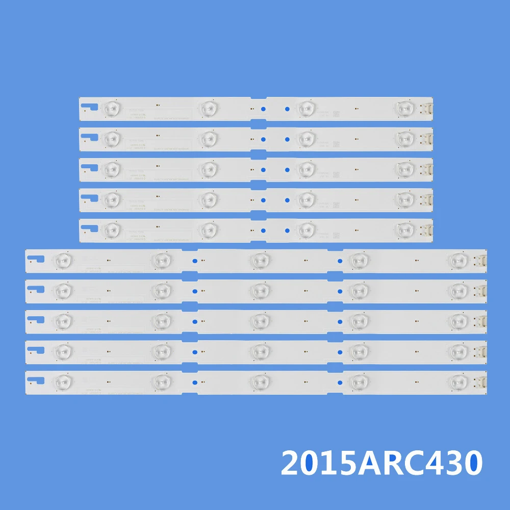 

LED strip for Sam sung 43"TV 2015ACR430 LM41-00174A LM41-00173A SAMSUNG_2015ARC430_3228_L05_REV1.0_150716 43VLE5523WG 10pcs/kit