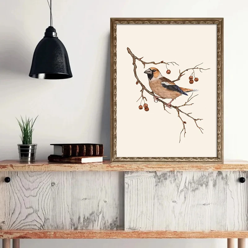 Ретро животное сад улитка Золотая мышь на боярышнике птицы ветки искусственная