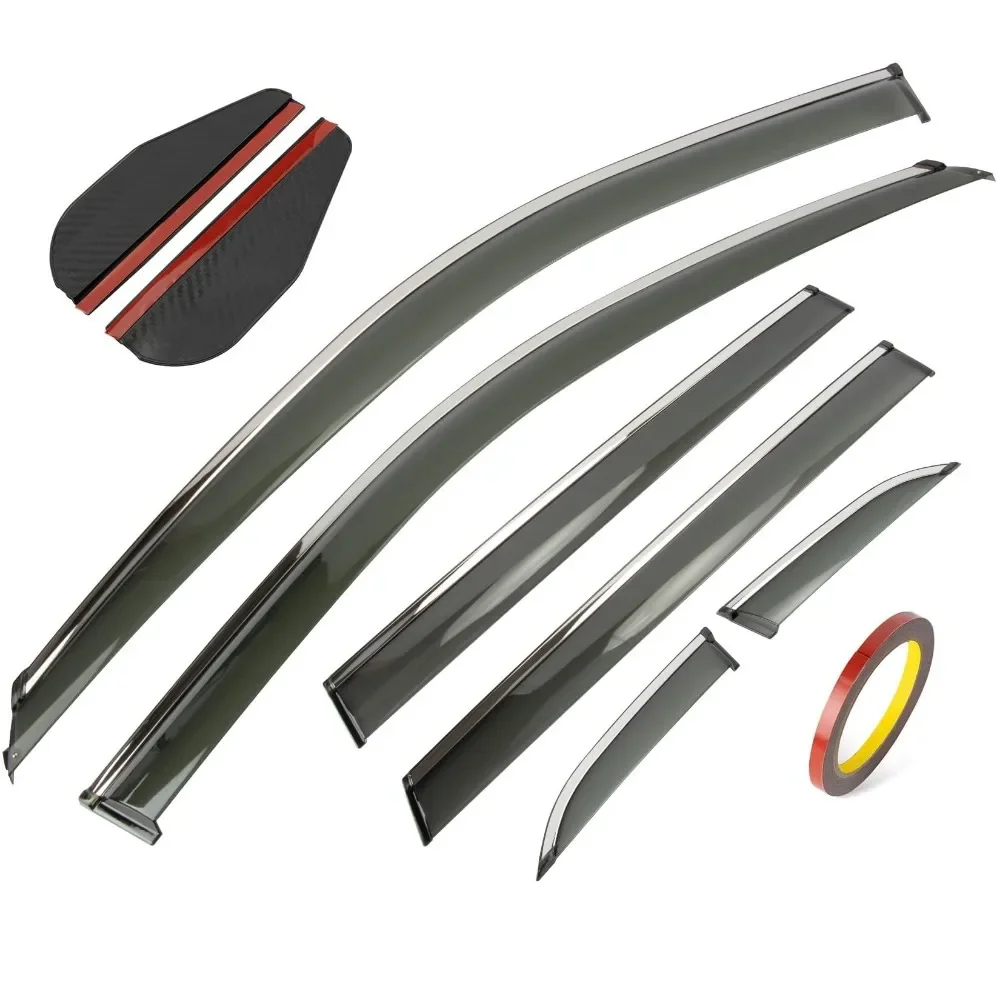 Для Honda CRV CR-V 2023 2024 Автомобильный 6 шт. боковой оконный вентиляционный козырек