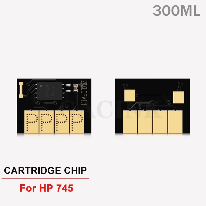 Чип картриджа для HP 745 300 мл стабильные чипы принтеров DesignJet Z2600 Z5600 HP745 одноразовая