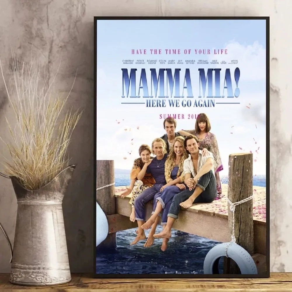 MAMMA MIA Poster Kraft Club Bar Paper Vintage Wall Art Painting Bedroom Study Big Szie Stickers