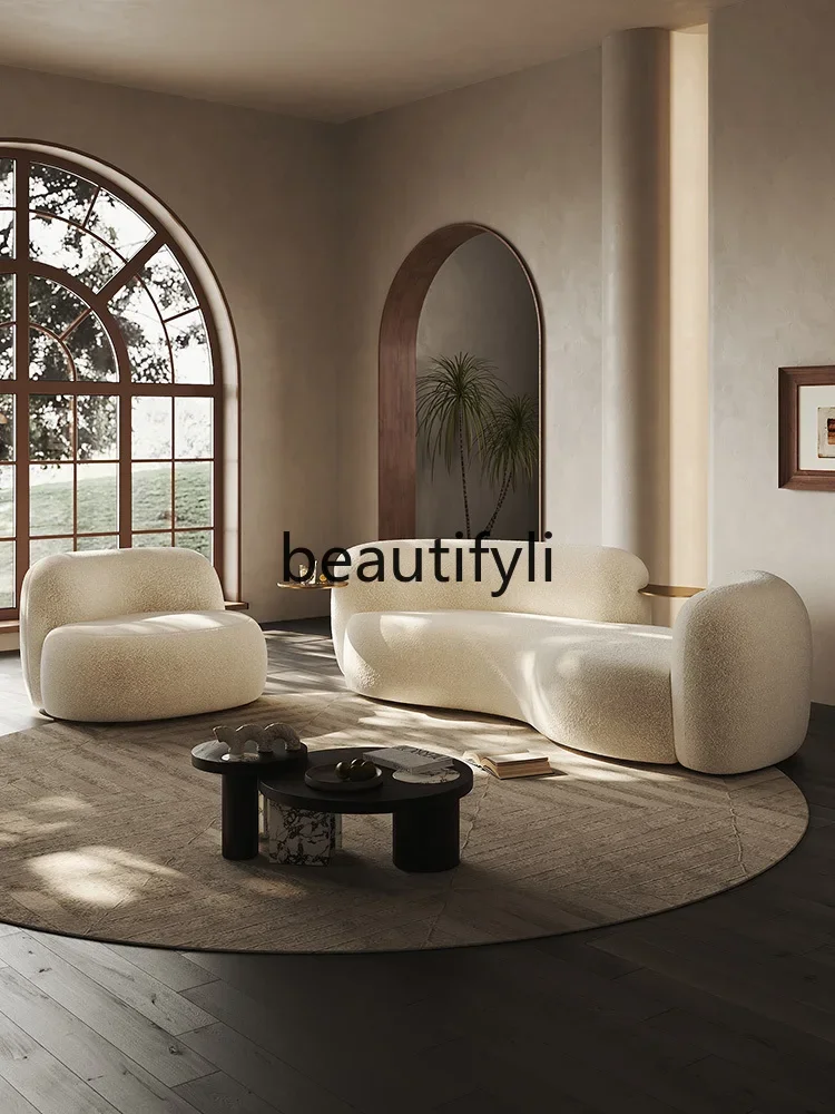 Диван горошком изогнутый диван особой формы для гостиной антикварный креативный