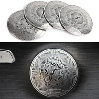 for mercedes benz new c class w205 2015 2017 car styling stainless steel car door audio speaker decorative cover trim 3d sticker