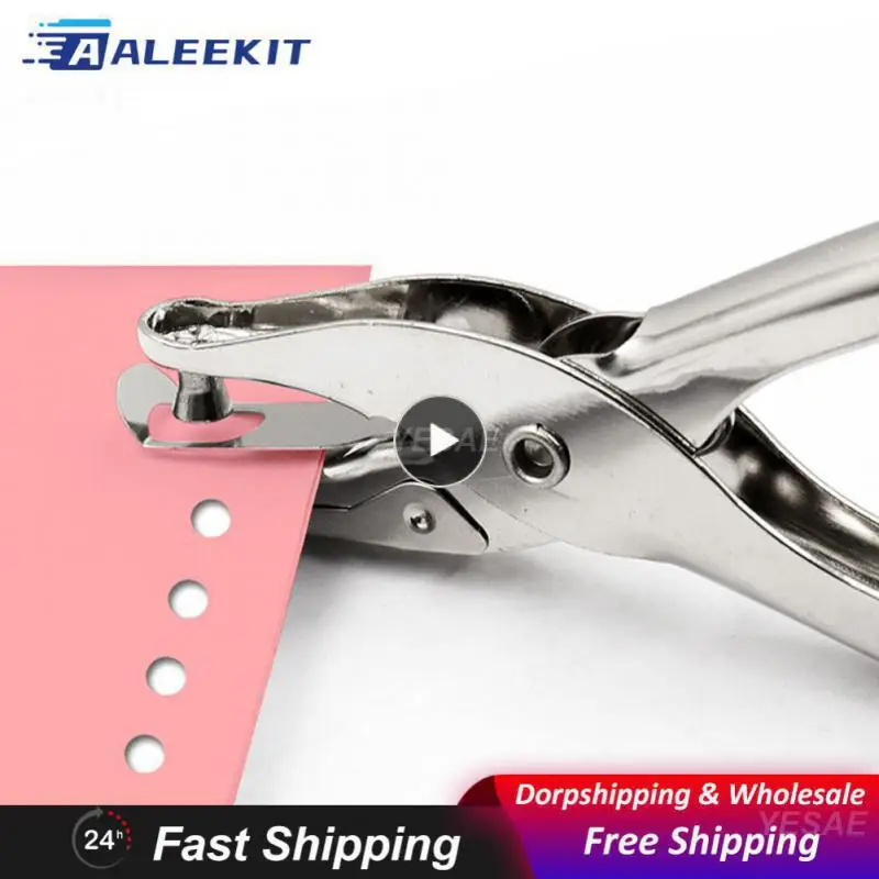 

Штамповочные щипцы с автоматическим открыванием и нескользящей ручкой, портативные экономные рабочие офисные приборы, плоскогубцы с одним отверстием