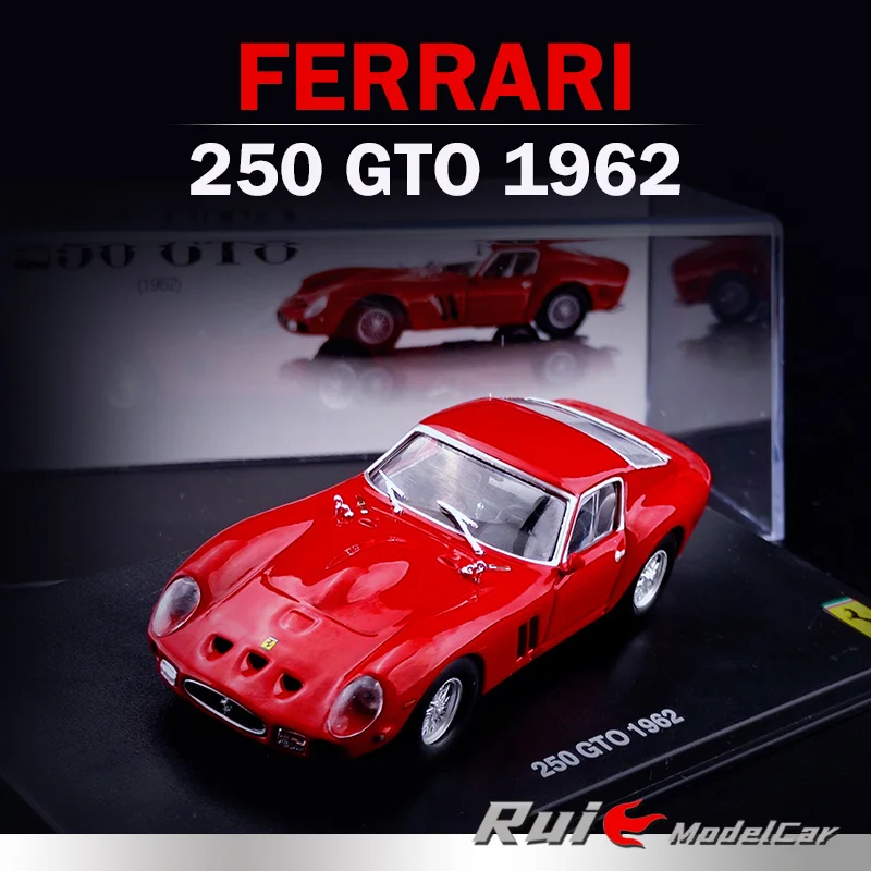 

1:43 Altaya Ferrari 250 GTO 1962 alloy sports car simulation car model