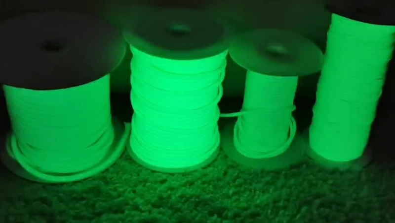 Высокая яркость DIY светящаяся в темноте веревка флуоресцентный зонтик уличный EDC