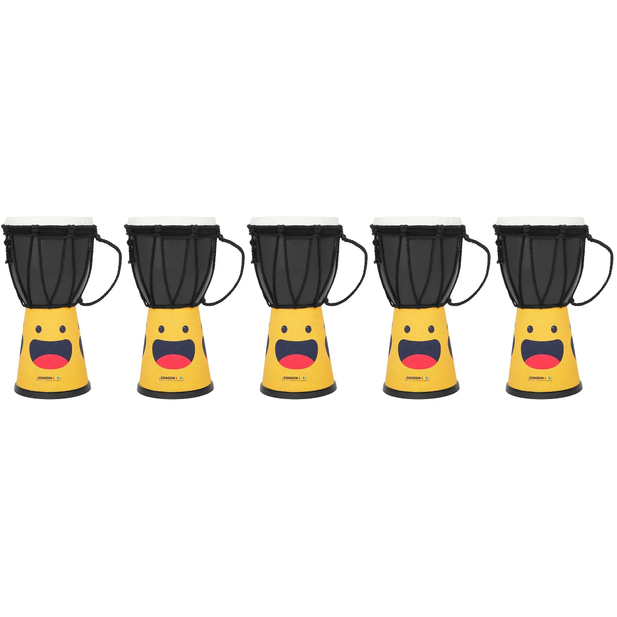 

Set 5 Djembe Drum Beginner Children's Percussion Kids Hand Musical Instruments