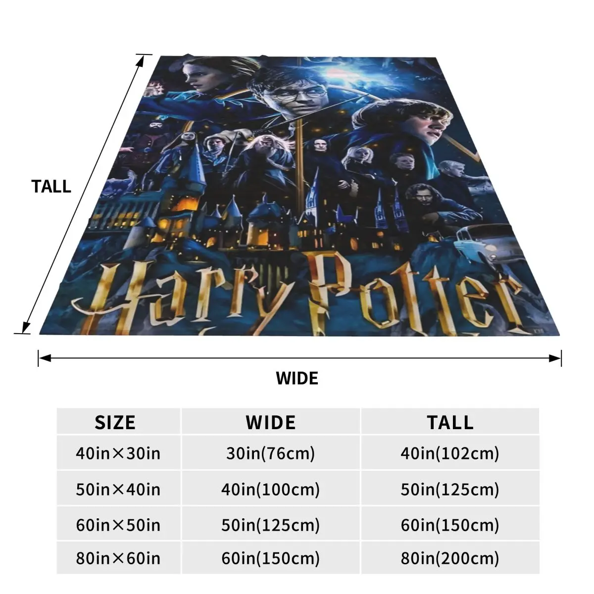 Фланелевое одеяло из фильма Гаррис P-Potters Magic World теплое для дивана-кровати