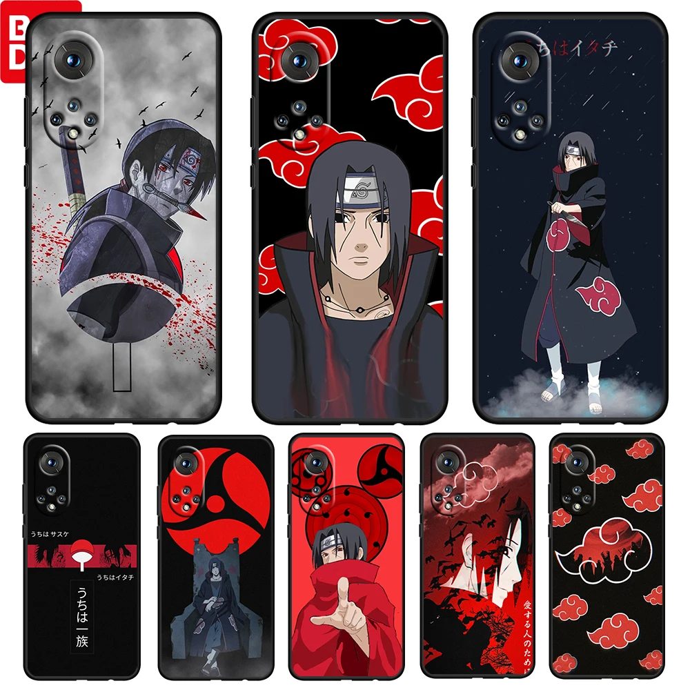 

Naruto Anime Itachi Uchiha For Honor 60 50 20 SE Pro X30 10X 10i 10 9X 9A 8X 8A Lite Silicone Soft TPU Black Phone Case Capa