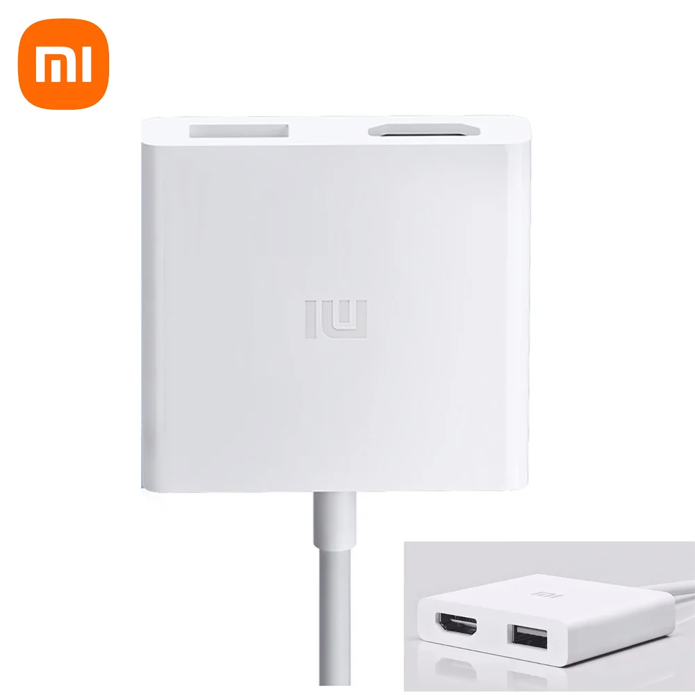 

Xiaomi USB-C Multi-Function Adapter USB-C To 4K HD Display Video Output USB 3.0 Adapter Converter For Mi Laptop Pro 15 Tablet