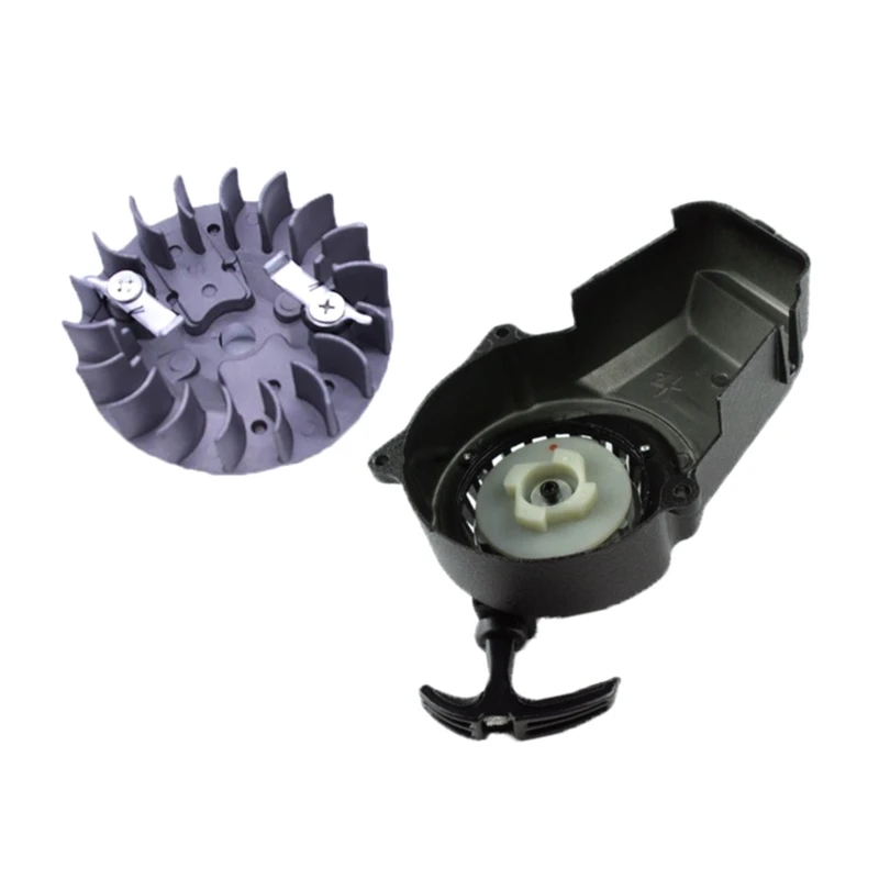 

Plastic Cover Pull Starter Start with Aluminum Core for Mini Pocket Bikes ATVs Quad 47cc 49cc Mower Engines