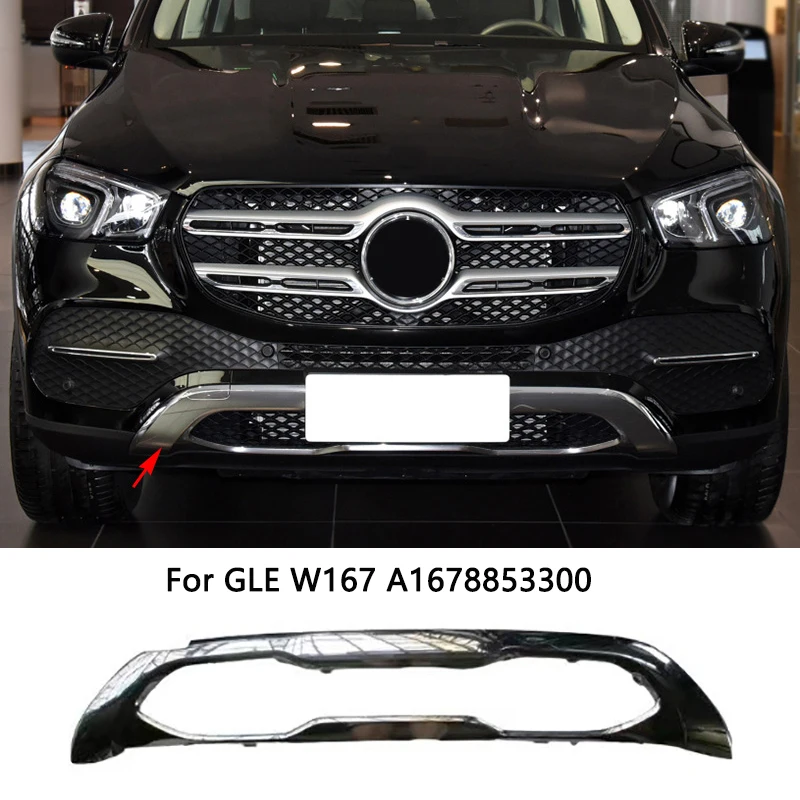 A1678853300 для Mercedes Benz GLE V167 W167 GLE350 передний бампер хромированные аксессуары спойлера