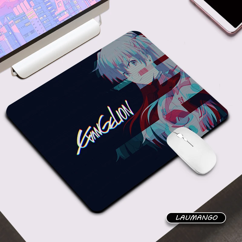 

Small Mouse Pad E-Evangelion Gaming Mouse Mat Anime Mouse Gamer Accessories Pad Computer Keyboard Mousepad 20x25 Rubber Desk Mat