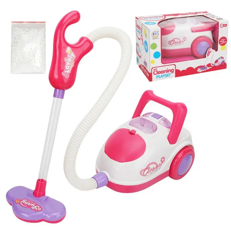 

Вакуумная игрушка для малышей, электрическая вакуумная игрушка для малышей с подсветкой и звуковыми эффектами, ролевая игра, уборка, подарок для мальчиков