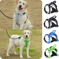 big dog harness adjustable reflective pet harness vest for medium large dogs outdoors training fashion pet accessories wholesale