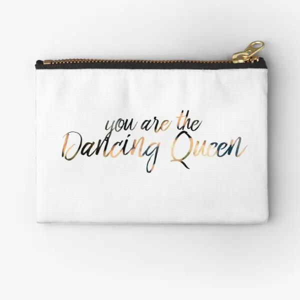 

You Are The Dancing Queen Zipper Pouches Small Underwear Coin Key Wallet Pure Women Socks Storage Panties Cosmetic Pocket