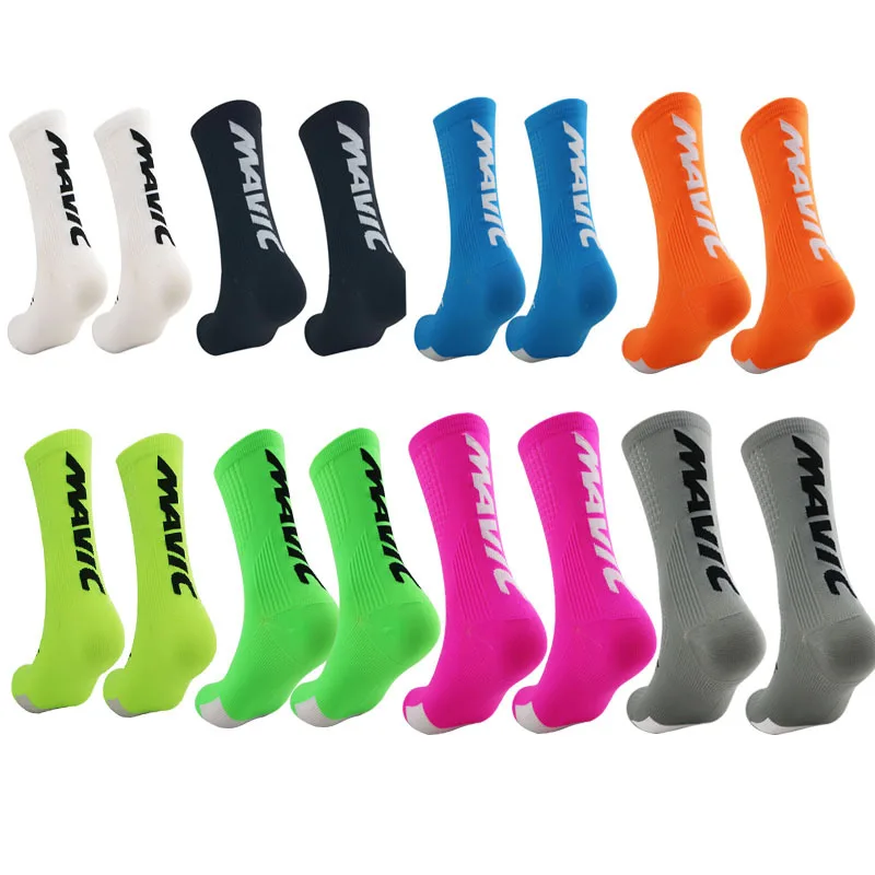 4 Pairs/ Set Cycling Socks Breathable Sports Socks Women Men Running Socks Basketball Football Profesional Socks Hiking Biking