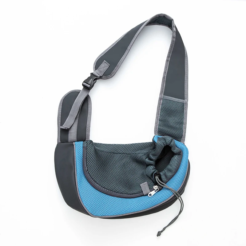 Outdoor Travel Safe Portable Carry Pet Bag Breathable Mesh Sling Shoulder Bag Carrier for Dogs Cats