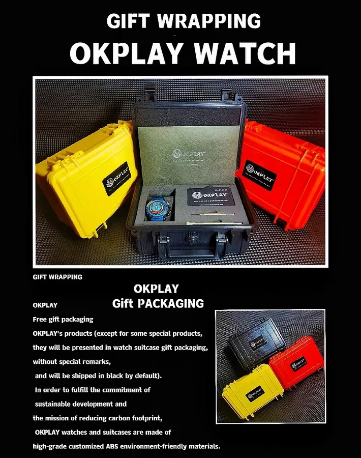 Мужские часы OKPLAY с хронографом, 39,5 мм, кварцевые, с сапфировым стеклом, водонепроницаемость 10ATM, тройное окно, керамический безель, VK63 (art.: 3920d9df0d64e) - 3920d9df0d64e