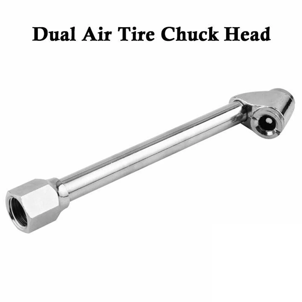 

Dual Head Tyre Chuck Car Motorcycle Truck Inflation Gun Air Inflator Deflator Valve Tire Repair Tool Auto Parts Accessories New