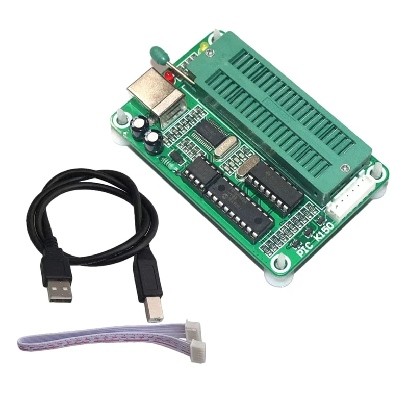 

PIC K150 Programmer USB Automatic Programming Develop Microcontroller +USB ICSP Cable Support Windows 98 Windows 2000/NT
