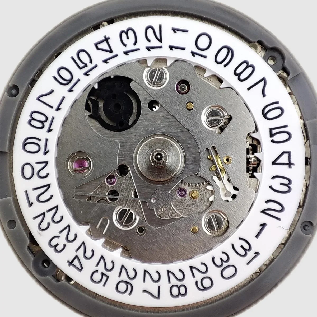 Механизм часов серии NH3 35, 3-часовая заводная головка, белая дата ...