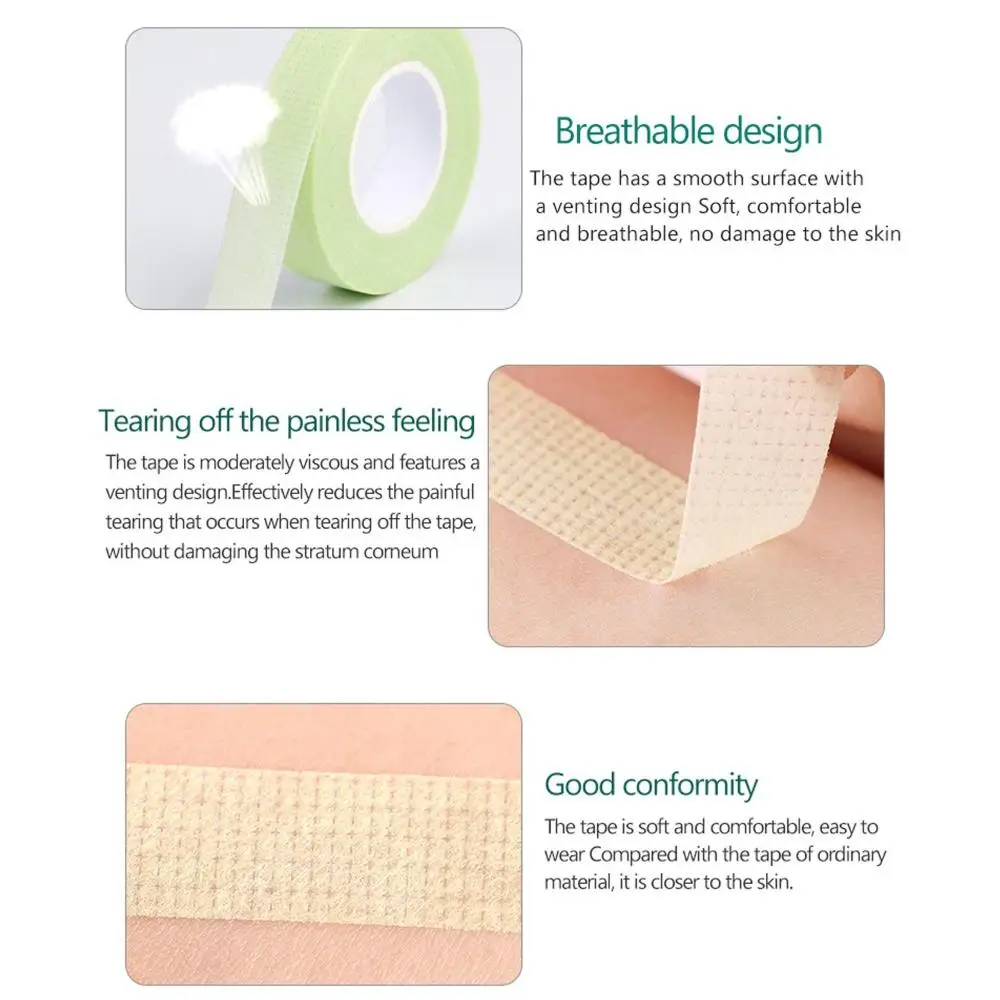 Легко порвать ткань с микропорами лента для наращивания накладных ресниц