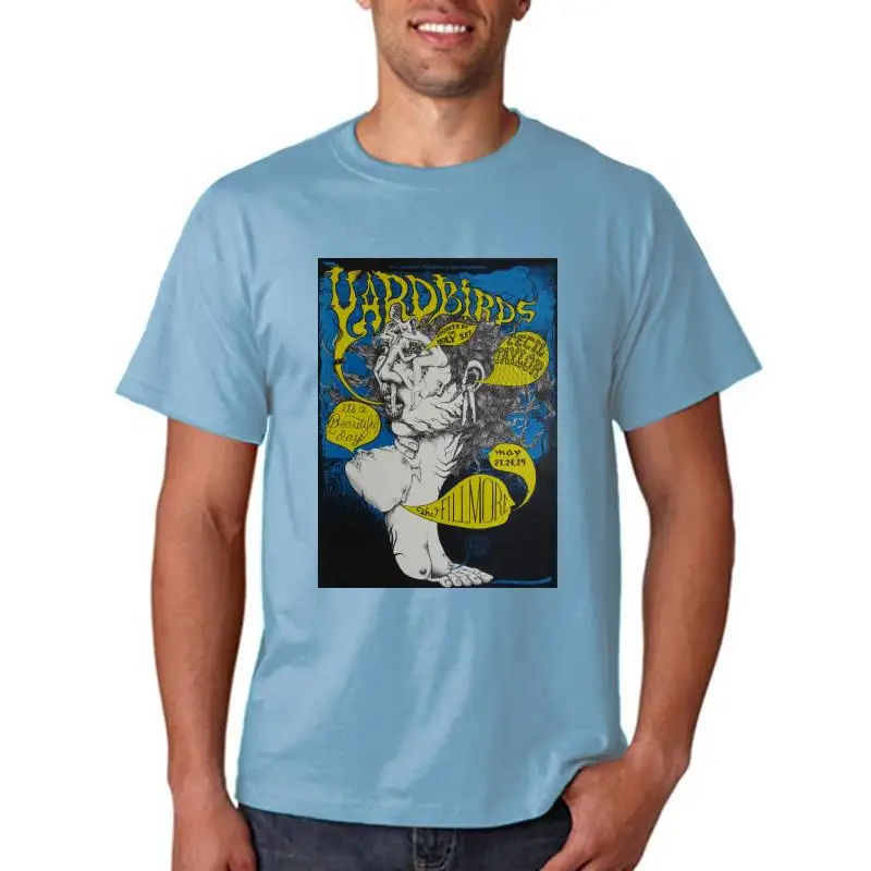 

The YARDBIRDS IT's A BEAUTIFUL DAY Shirt at the Fillmore West 1968 Reprint S-3XL