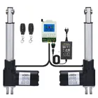 24 В, 6000 н постоянного тока, 1 управление, 2 синхронного линейного привода с 2 пультами дистанционного управления + адаптация питания европейского стандарта