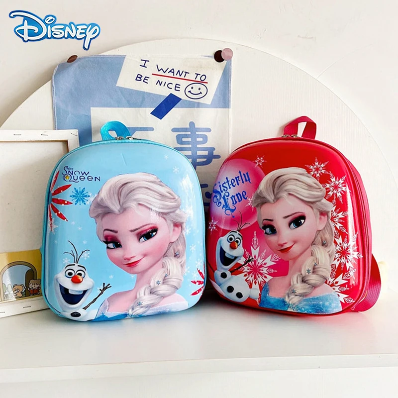 

Disney Spiderman Backpack Children Cartoon Frozen Elsa Anna Mickey Fashion Waterproof Bag Girls Boys Kindergarten Schoolbag Gift