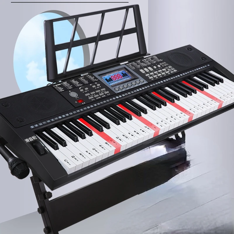 

Professional Piano Keyboard Children 61 Keys Piano Adult Synthesizer Controlador Midi Teclado Controlador Musical Instrument