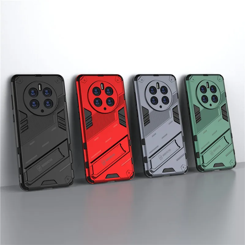 

For Huawei Mate 50 Pro Case Mate 30 40 50 Pro Cover Shockproof Hard Armor PC Stand Silicone Bumper Huawei Mate 50 Pro 6.88 inch