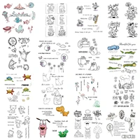 cute animals blessings collection clear stamps for diy scrapbooking decorative card making crafts fun decoration supplies