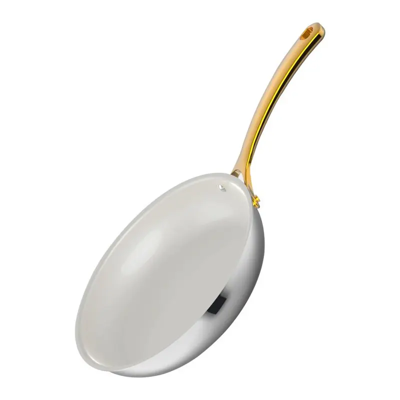 

2023 New 9.5-inch Large Fry Pan Kitchen Cookware w/ Interior Prestige Ceramic Non-Stick Coating Non-stick Pan Frying Steak Panca