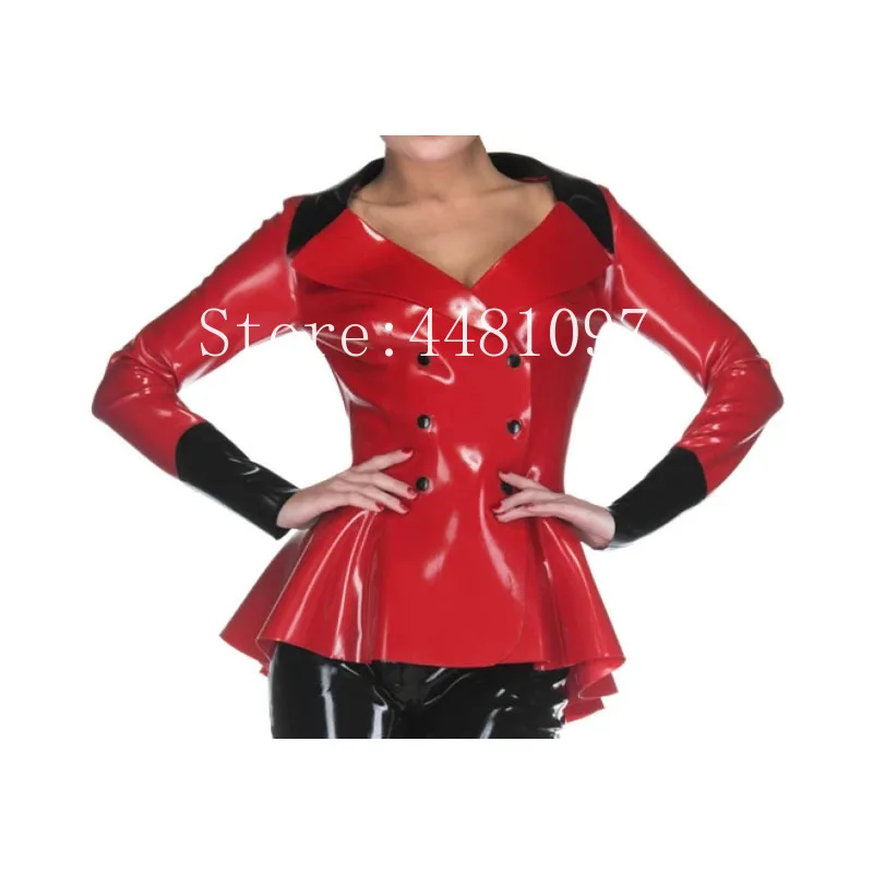 

100% Rubber Latex Cosplay Jacket Clubwear 0,4mm