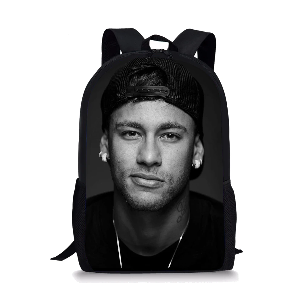 Football-star-Neymar Jr School Bags For Boys Girls 3D Print School Backpacks Kids Bag Kindergarten Backpack Child Bookbag