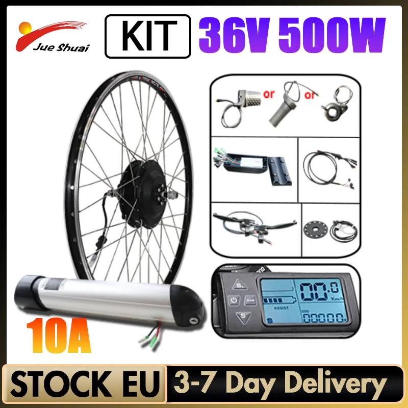 EU Stock 350W Bottle комплект для переоборудования электрического велосипеда 36V 10Ah Kettle