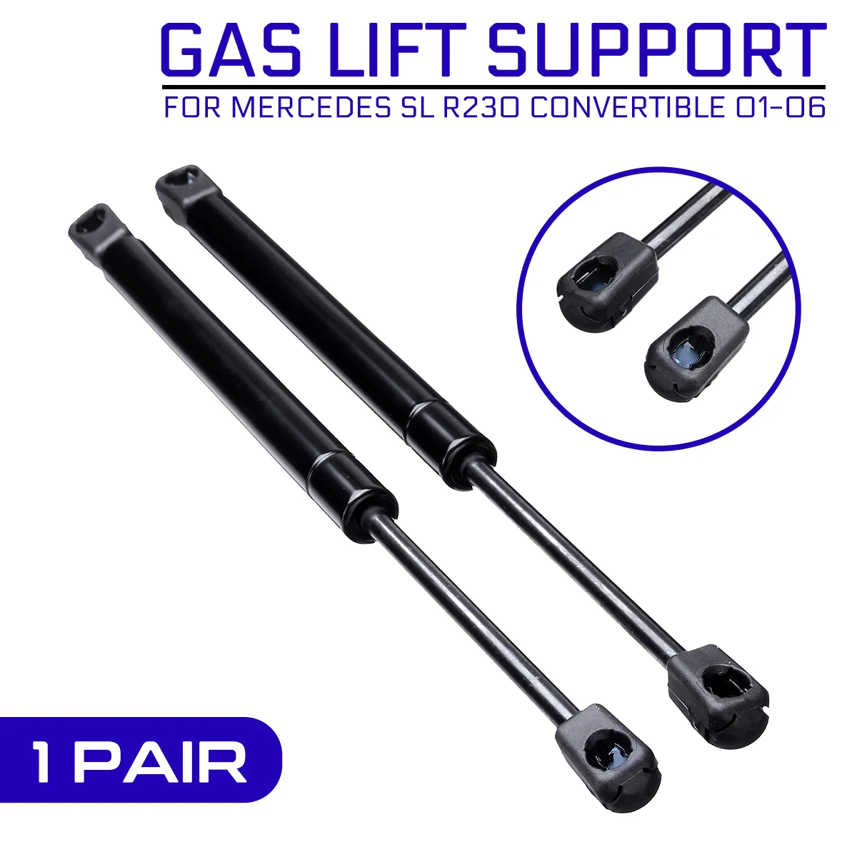 

Rear Trunk Tailgate Gas Spring Shock Lift Strut Support Rod Arm Bars Bracket For Mercedes for Benz SL R230 Convertible 2001-2006