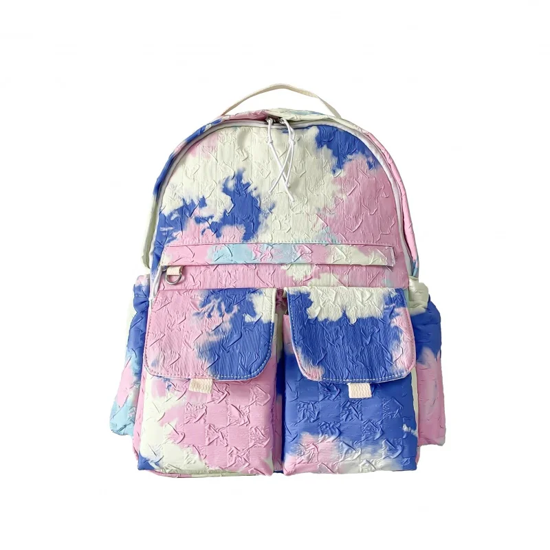 

Girls Colorful Canvas Backpack Women High School Bags Knapsack Waterproof Student Bookbag Laptop Mochila Large Travel Rucksack