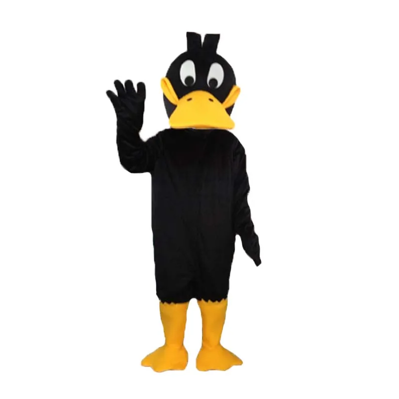 

Black Duck Mascot Costume Halloween Costumes for Wommen Men Adult Carnival Mascot Purim Christmas Cosplay