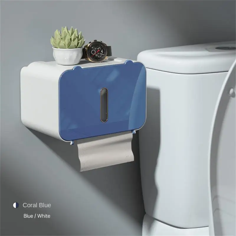 

Wall Mounted Bathroom Tissue Holder Multi-functional Punch-free Toilet Paper Rack Intelligent Sensing Paper Towel Rack Automatic
