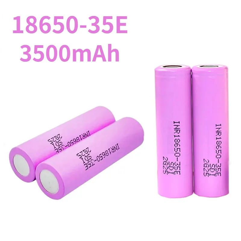 

1-10P CS35E 18650 Высококачественная перезаряжаемая литиевая батарея 3500 мАч 3.7v2 5Ahigh Power INR18650 для долговечного использования в электроинструментах