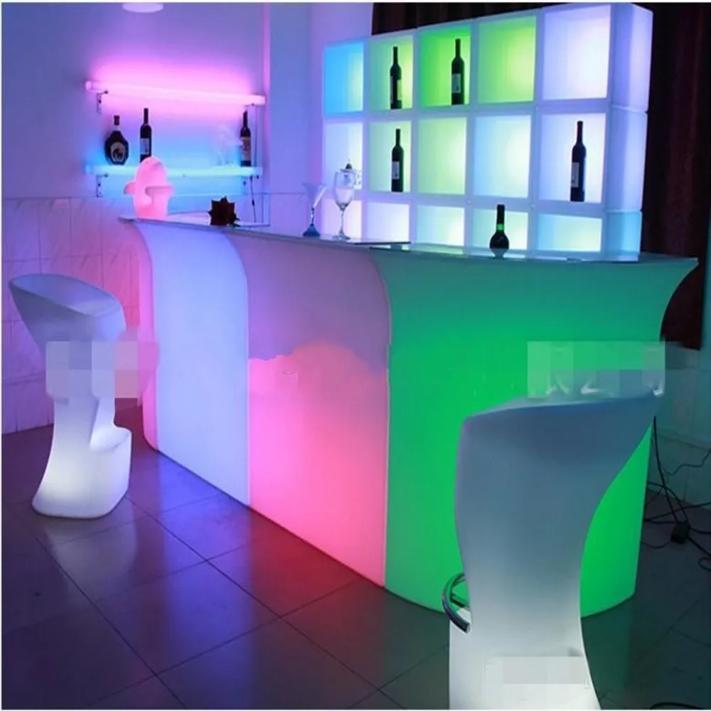 

Led Furniture Waterproof Luminous Display Case 40CMx40CMx40CM Cube Seat Chair Rechargeable Ice Buckets Cabinet Bar Disco Supply