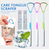 1pc tongue brush cleaning tongue surface oral cleaning brushes tongue scraper deep clean maintain oral clean hygiene care