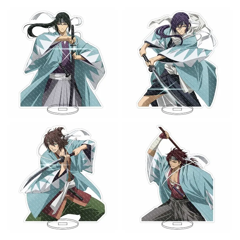 

Japan Anime Hakuouki Figures Hijikata Toshizo Acrylic Stands Okita Souji Saitou Hajime Character Model Standing Sign Fans Toys