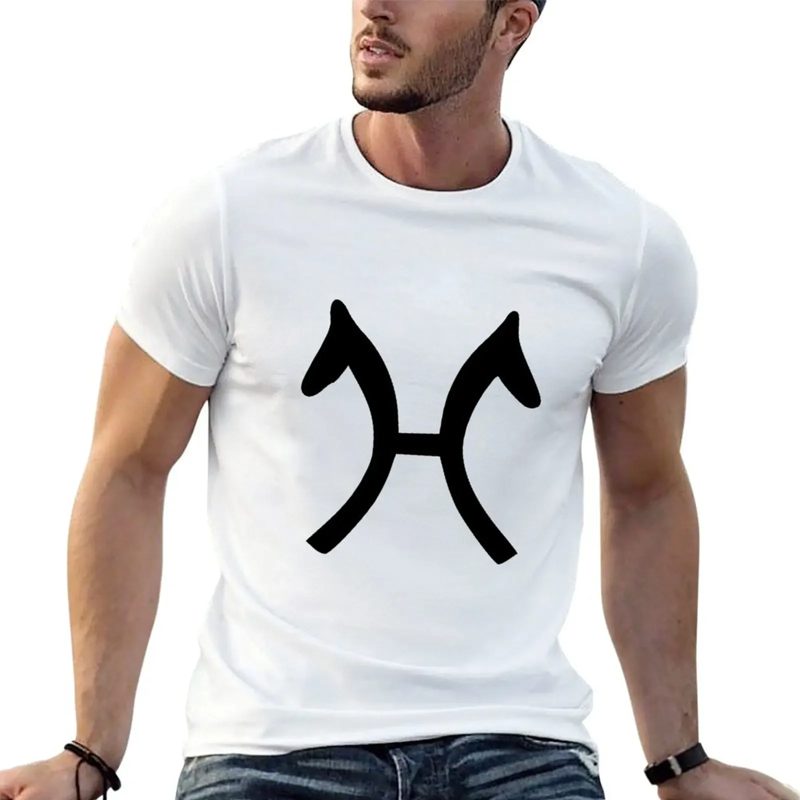 Hanoverian Logo T-Shirt summer top anime heavyweight t shirts for men