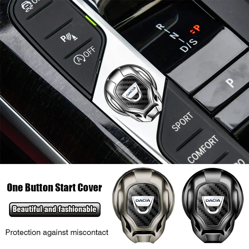

Автомобильные пусковые кнопки с одним нажатием, металлическая защитная крышка для Dacia Duster Dokker Logan лодgy Sandero Stepway 2021 аксессуары для Dokker